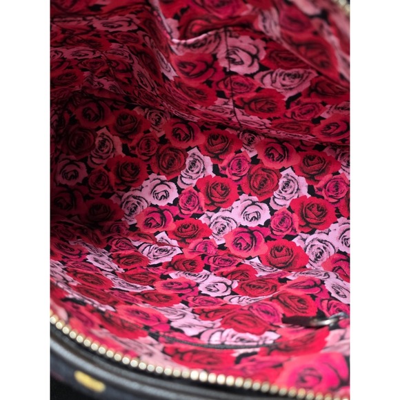 Vera Bradley Day Off Satchel Havana‎ Dots Black Pink Shoulder Bag Handbag Purse - Picture 11 of 16